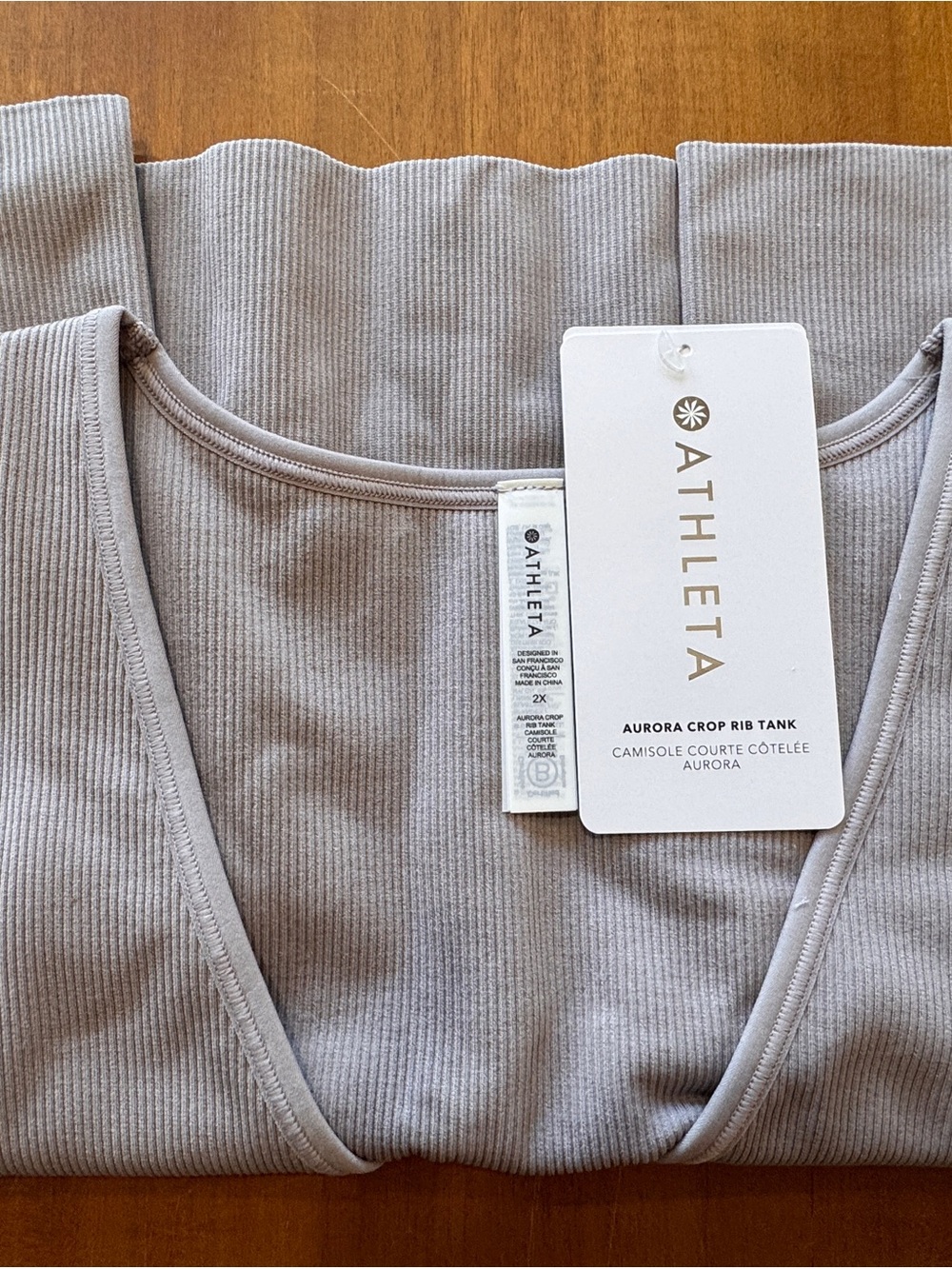 Athleta Aurora Cropped Rib Tank - Picture 2 of 4